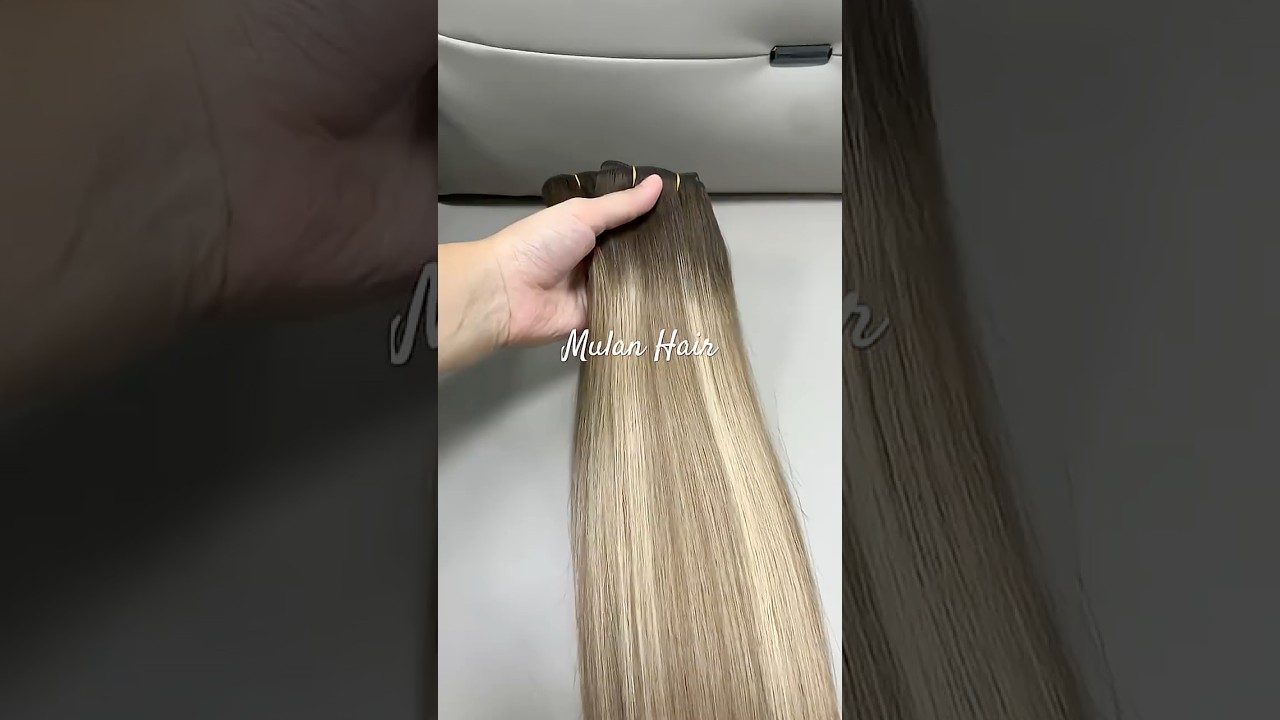 Machine weft hair extensions