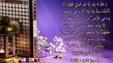 رقية شرعية بصوت معتصم بالله العسلي ( سورة الفاتحة وآية الكرسي وأواخر سورة البقرة ) 🤲