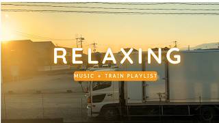 Poise - Wayne S  Hicks | Golden Hour in Japan 🌇 Relaxing Music + Train Ambience for Sleep | 4K