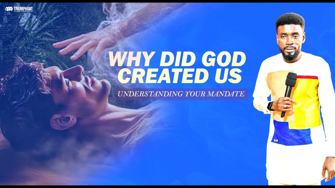 WHY DID GOD CREATE US ? (UNDERTANDING YOUR MANDATE)