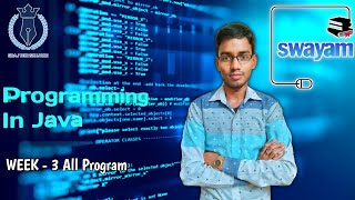 NPTEL Programming In Java Week-3 Programming Assignment Solution 2023