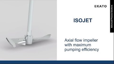 EKATO ISOJET - Impeller for tall vessels with strong axial flow requirements