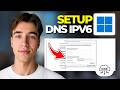 How To Set Cloudflare DNS IPV6 On Windows 11 | Tutorial 2026