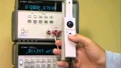 34134A AC DC Current Probe used with a DMM