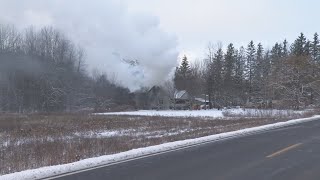 Oswego County home damaged in morning fire