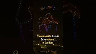 Propose with a drone show! #ValentinesDay #DroneLightShow #BotLabDynamics #Couple #Valentine #Tech