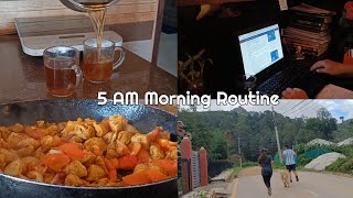 5 AM productive morning routine || Joined 'The 5AM Club'? || Cleaning| Exercise| Cooking| Study...