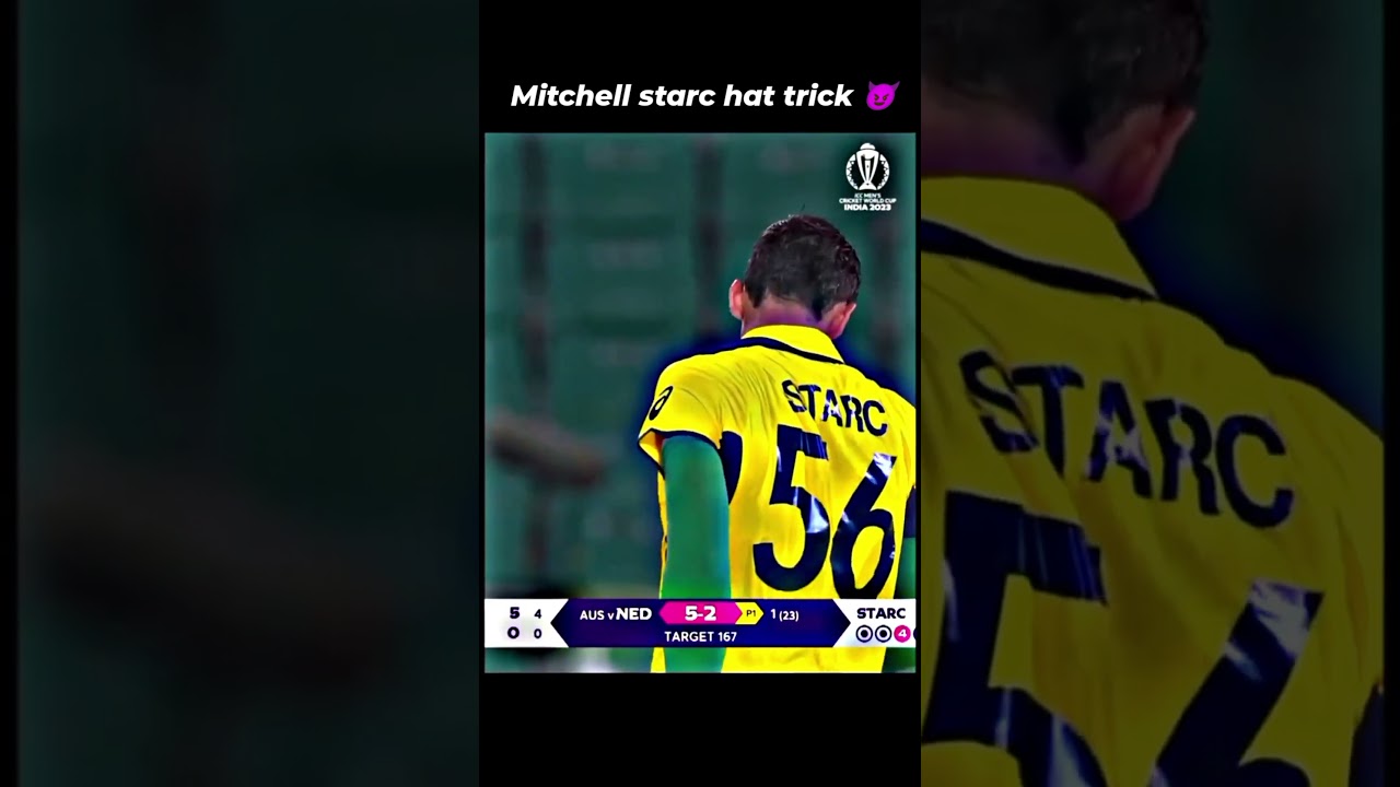 Mitchell Starc Hat-Trick Against Netherland| 