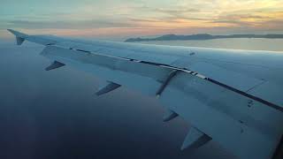 Scenic Evening Approach And Landing At Kos Hippocrates Airport Kgs, Greece
