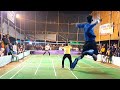 Outdoor Badminton Tournament Utpal & Imon Vs Partho & Swarup।।Set1 #outdoor #tournament #trickshots