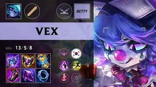 (FWS Betty) Vex Mid vs Viktor - KR Master Patch 26.13