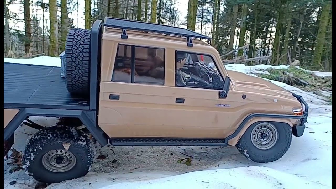 Sortie sur neige en Land-cruiser RGT  -  Plainf RC