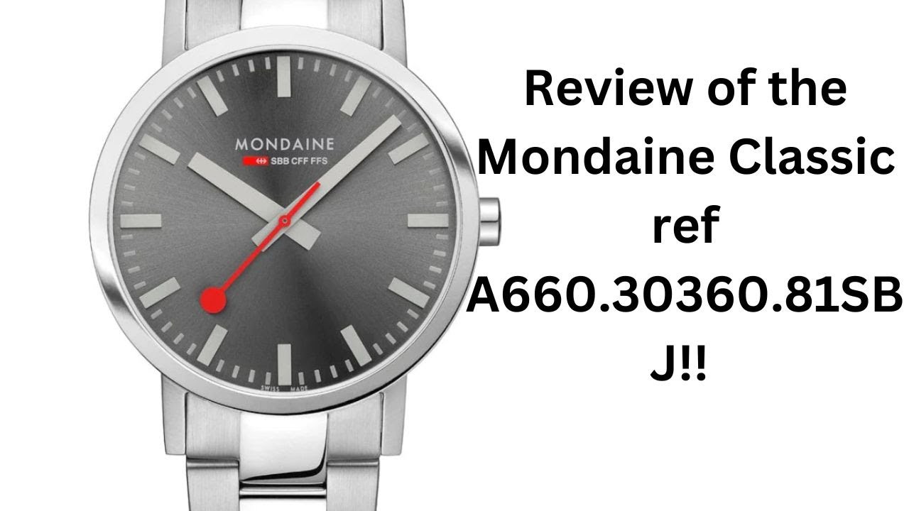 Watch Review - Mondaine Classic Silver ref A660.30360.81SBJ 