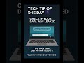 Has Your Email Been Hacked? Check in 5 Seconds! | Tech Tip of the Day #shorts