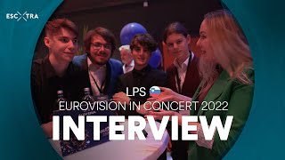 INTERVIEW: LPS - 'Disko' (Slovenia 2022) // Eurovision In Concert 2022