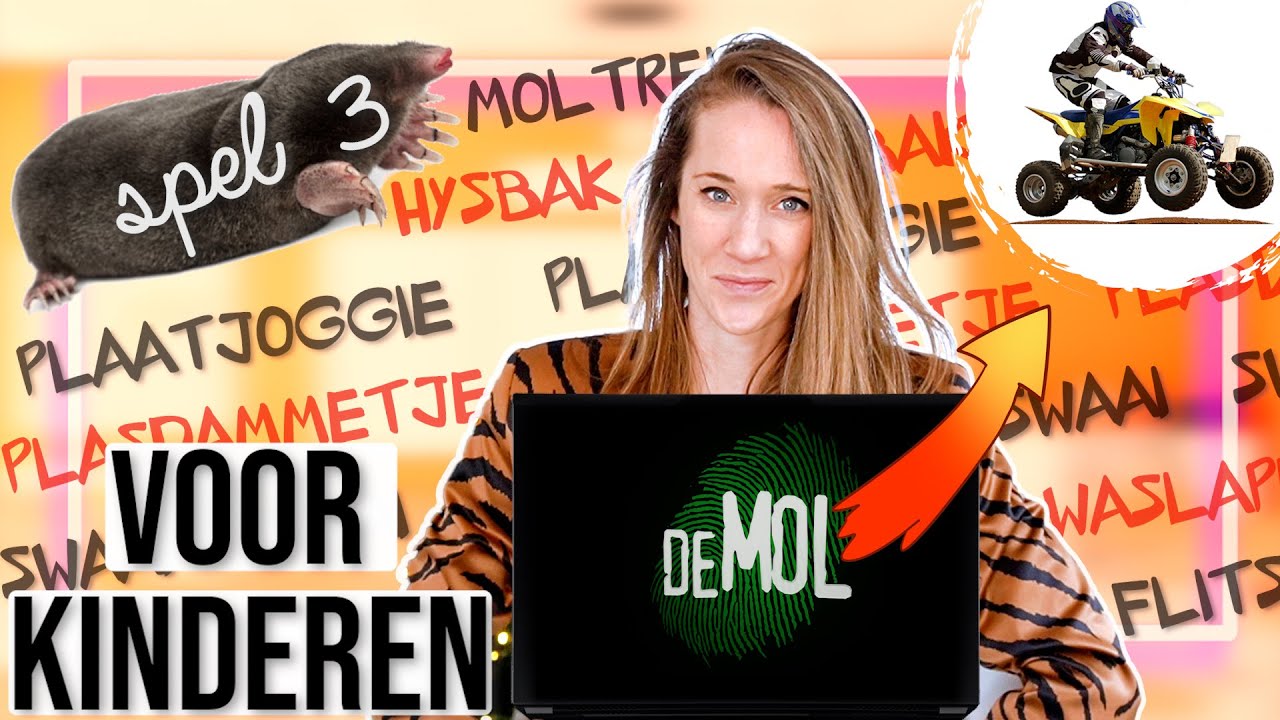 WIE IS DE MOL 2023 - IN DE KLAS - spel 3 - MOLAFSPRAAK/BROMPONY