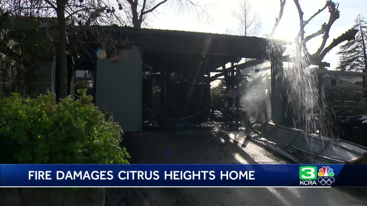 Fire damages Citrus Heights home; Fire destroys Placer County home ...