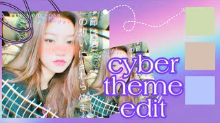 ⃝⃕🔭⌇ ฺฺ݊࿂ ໋᳝֘⋆🎲₎₎ Watch me edit cyber theme screenshot 5