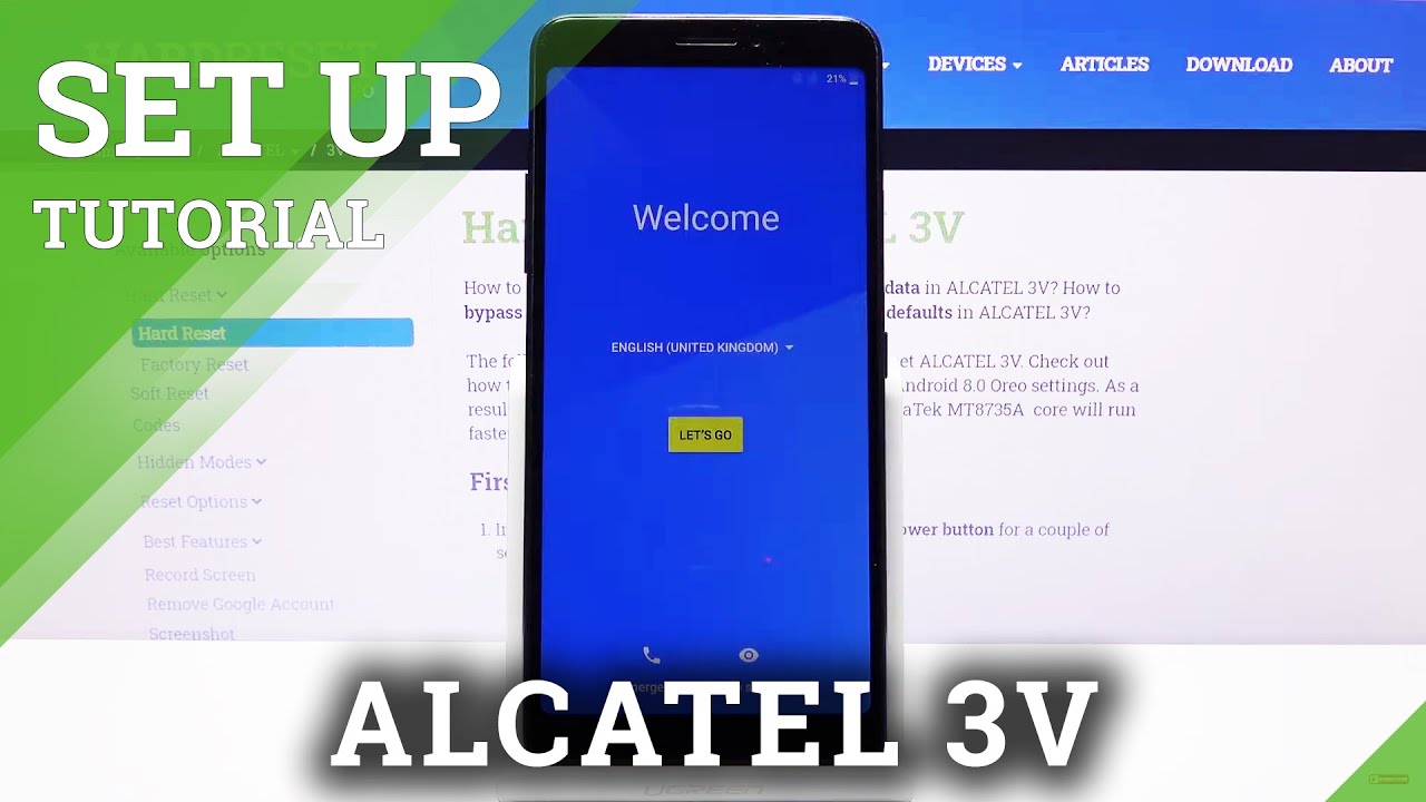 How To Set Up Alcatel 3V – Set Up Process