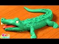 Play Doh Crocodile, Cartoons for Kids, Learning Videos for Children