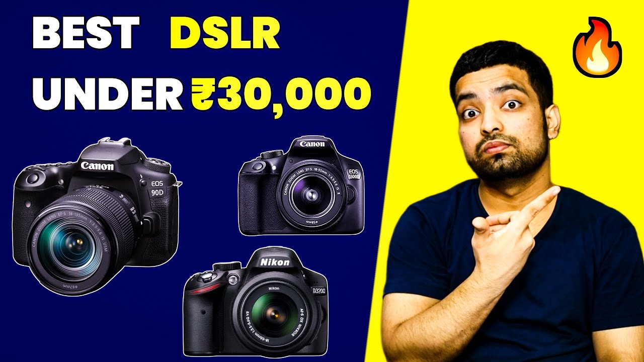 Top 5 Best DSLR Cameras Under 30000 🔥 Best Budget DSLR For Photography