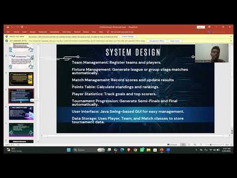 Dynamic Tournament management system