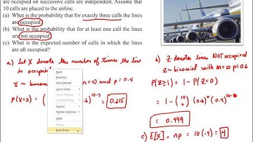 Lecture 8 (part 1): Binomial Distribution (Discrete Probability) (10/14/13)