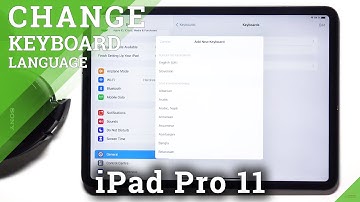 How to Change Keyboard Language in iPad Pro 11 - Set Up Keyboard DIctionary