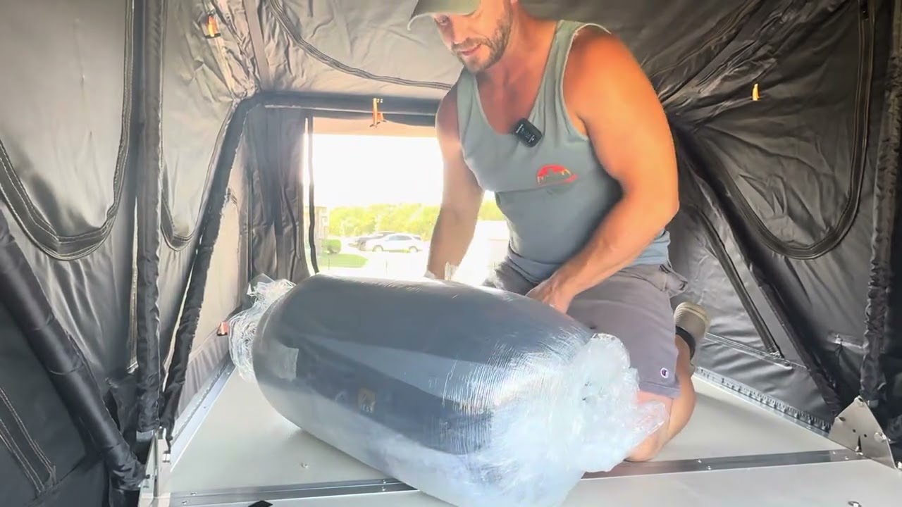 HEST dually mattress unboxing. 
