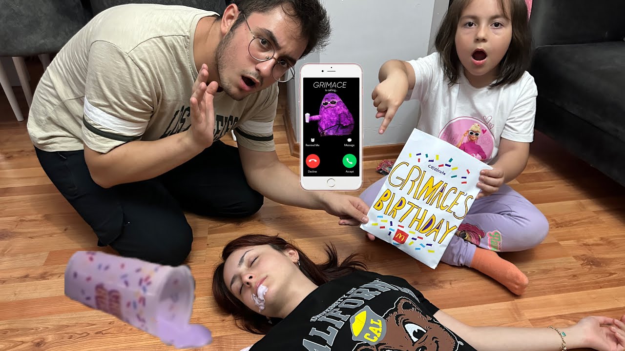 GRİMACE SHAKE ZEYNEP BAYILMIŞ HİRANUR/ماما جابت بيبي - جنى مقداد | طيور الجنة