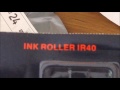 Sharp XE-A102 Cash Register: How to replace the ink roller?