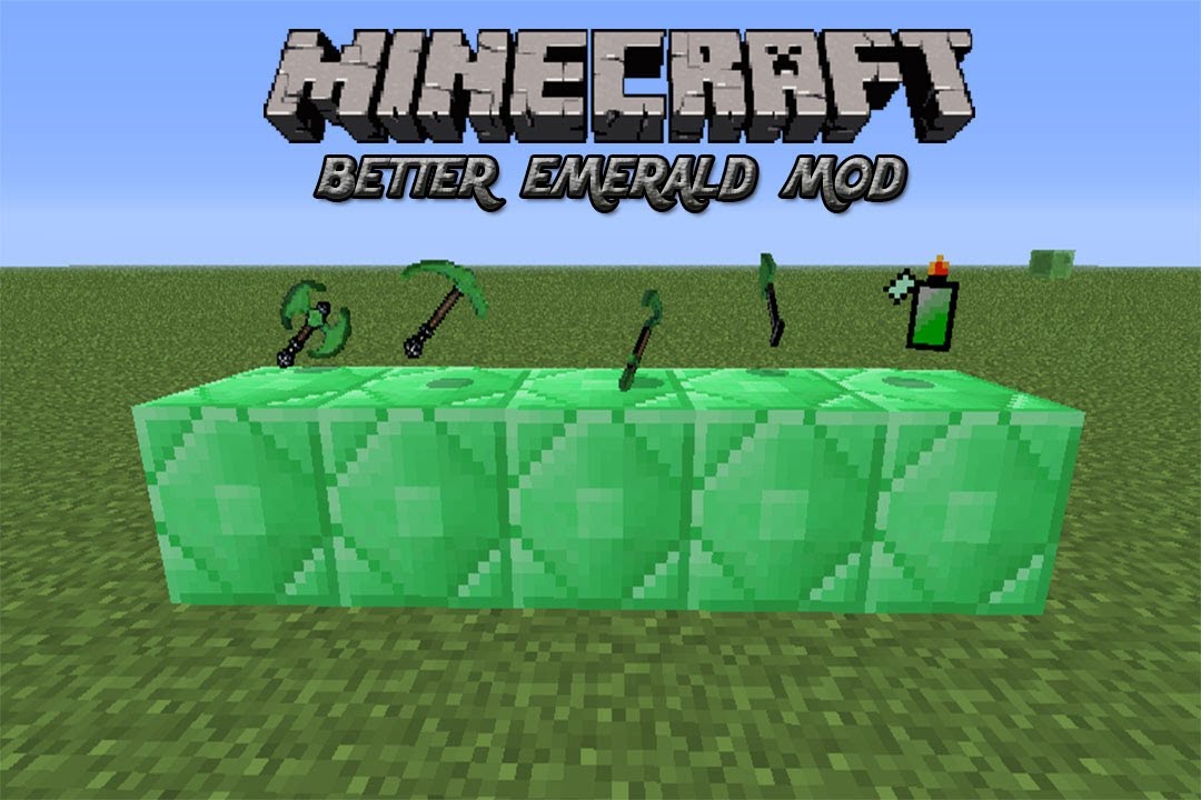 Minecraft Mod Showcase | Better Emerald Mod [1.6.2] | GREEN'S THE NEW ...