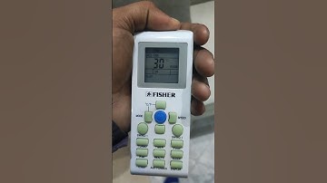 😱 fisher split AC new remote😱 #shortsfeed #youtubeshorts #ytshorts #shortvideos #shorts #ac #fisher