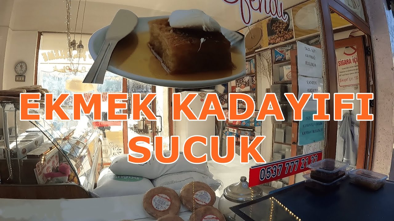 EKMEK KADAYIFI VE BAHARATLI SANDIKLI SUCUĞU