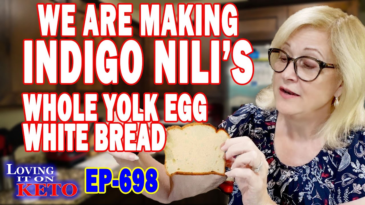 WE ARE MAKING INDIGO NILI'S WHOLE YOLK EGG WHITE BREAD / WEIGHT LOSS / KETO YouTube