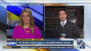 5AM Testing for tuberculosis at Akron school