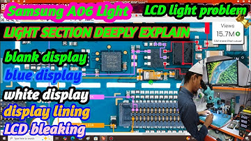 Samsung A06 Light problem solution,LCD light blinking , Light Low problem 💯 solution