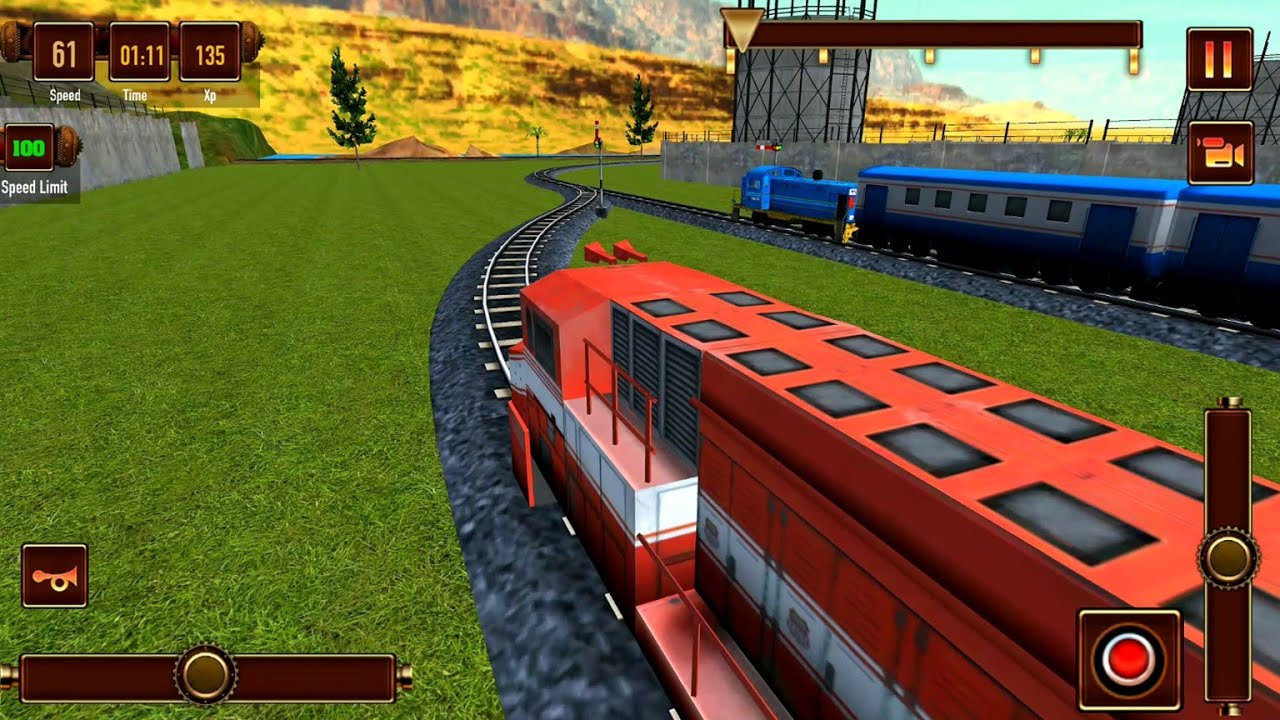 Euro Train Transport Generator on Time - Train Simulator - Android Gameplay 