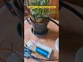 Automatic Plant watering System using Arduino uno, soil moisture sensor, lcd module #shorts #arduino