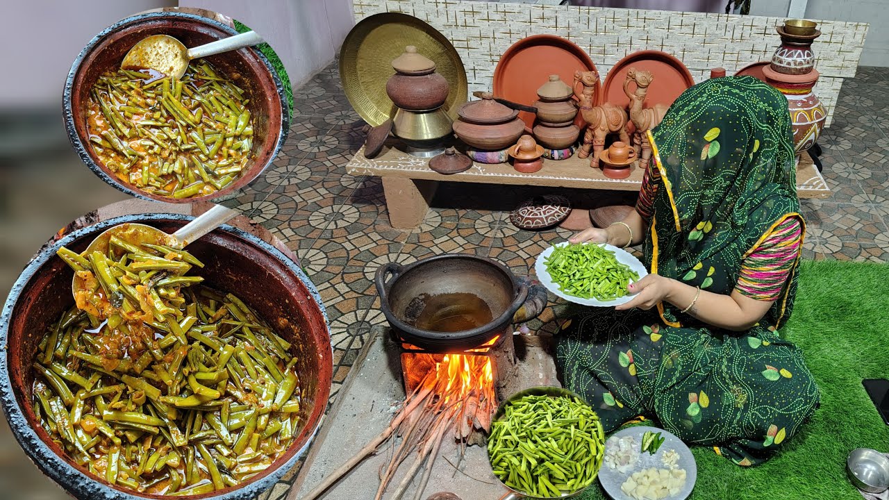 चूल्हे का खाना #rajasthani food and farming