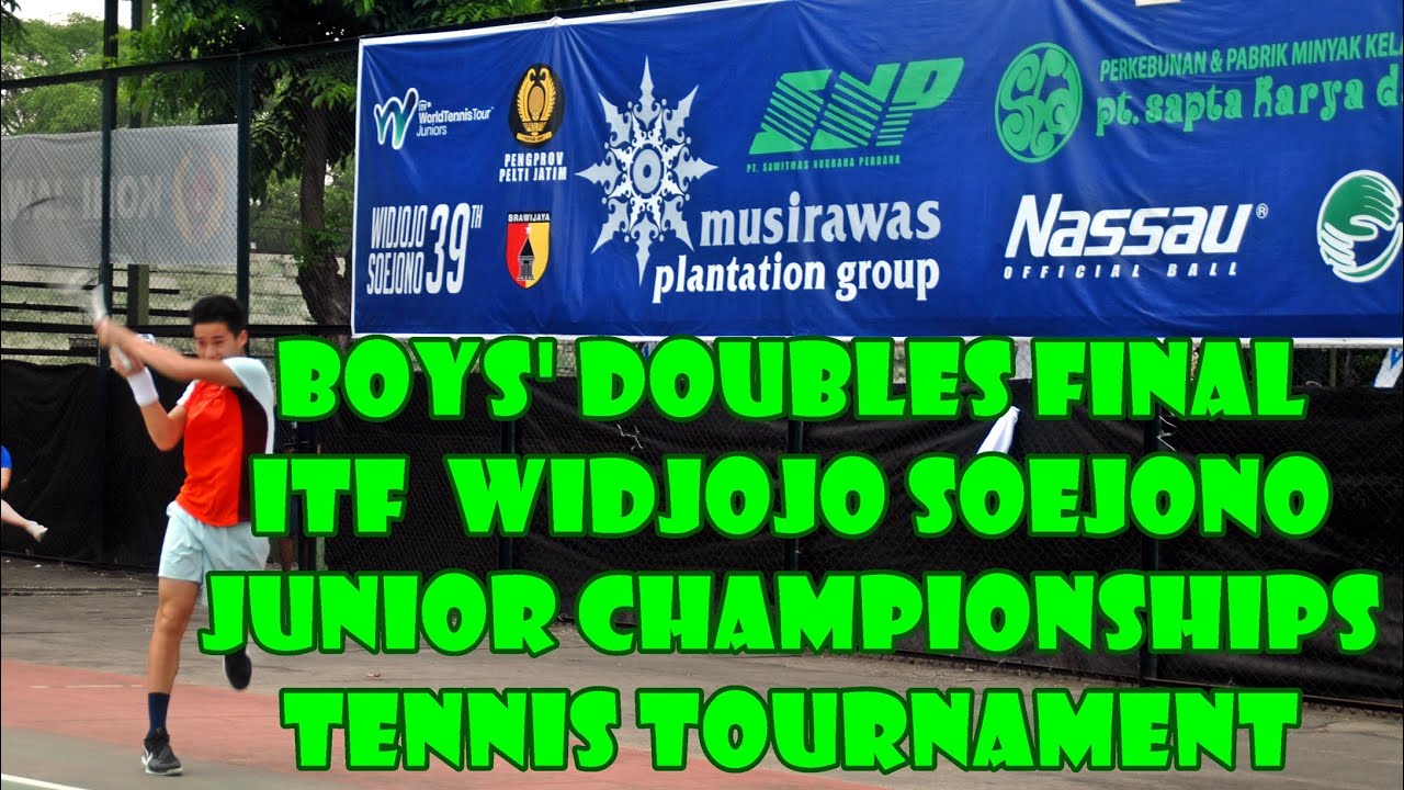 Boys' Doubles Final | ITF Widjojo Soejono Junior Championships Tennis ...