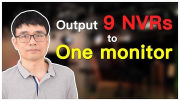 How to Connect 9 NVRs to a Single Monitor