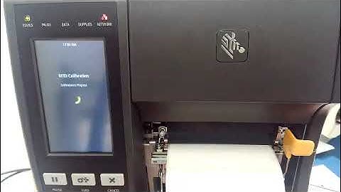 Zebra ZT411 - RFID Calibration Process