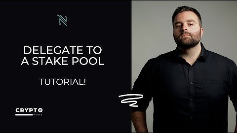 How to delegate to a Stake Pool - Cardano ADA - (Tutorial)