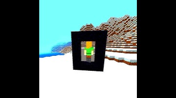How to make Automatic nether portal in minecraft #shorts