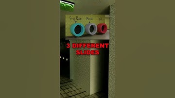 ⚠️🤔Which BACKROOMS SLIDE are YOU GOING DOWN?! (FUN!) 🔑🚪#shorts #backrooms