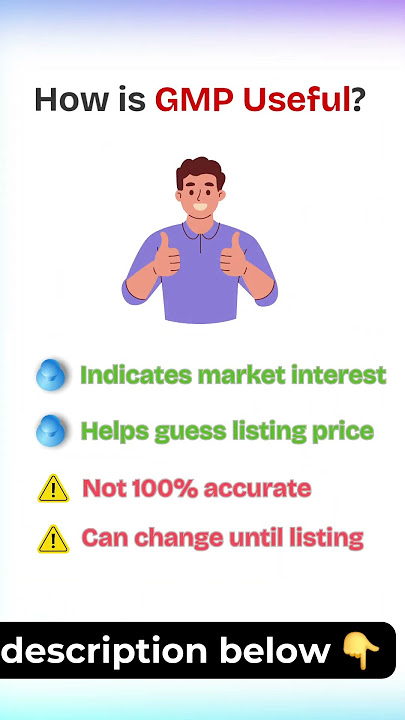 💥 Have you checked the GMP before applying for an IPO? #IPO #GMP #IPOListing #IPOGuide #PreListing