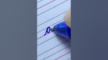How to write am in cursive handwriting | How to connect small letters in cursive | 2023