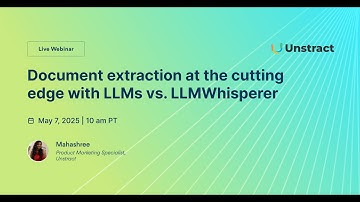 Document extraction at the cutting edge with LLMs vs  LLMWhisperer