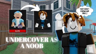 I went undercover as a NOOB in Murder Mystery 2! 😳 *FUNNY*